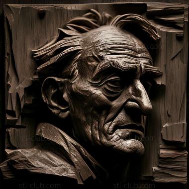 3D model Frank Auerbach (STL)